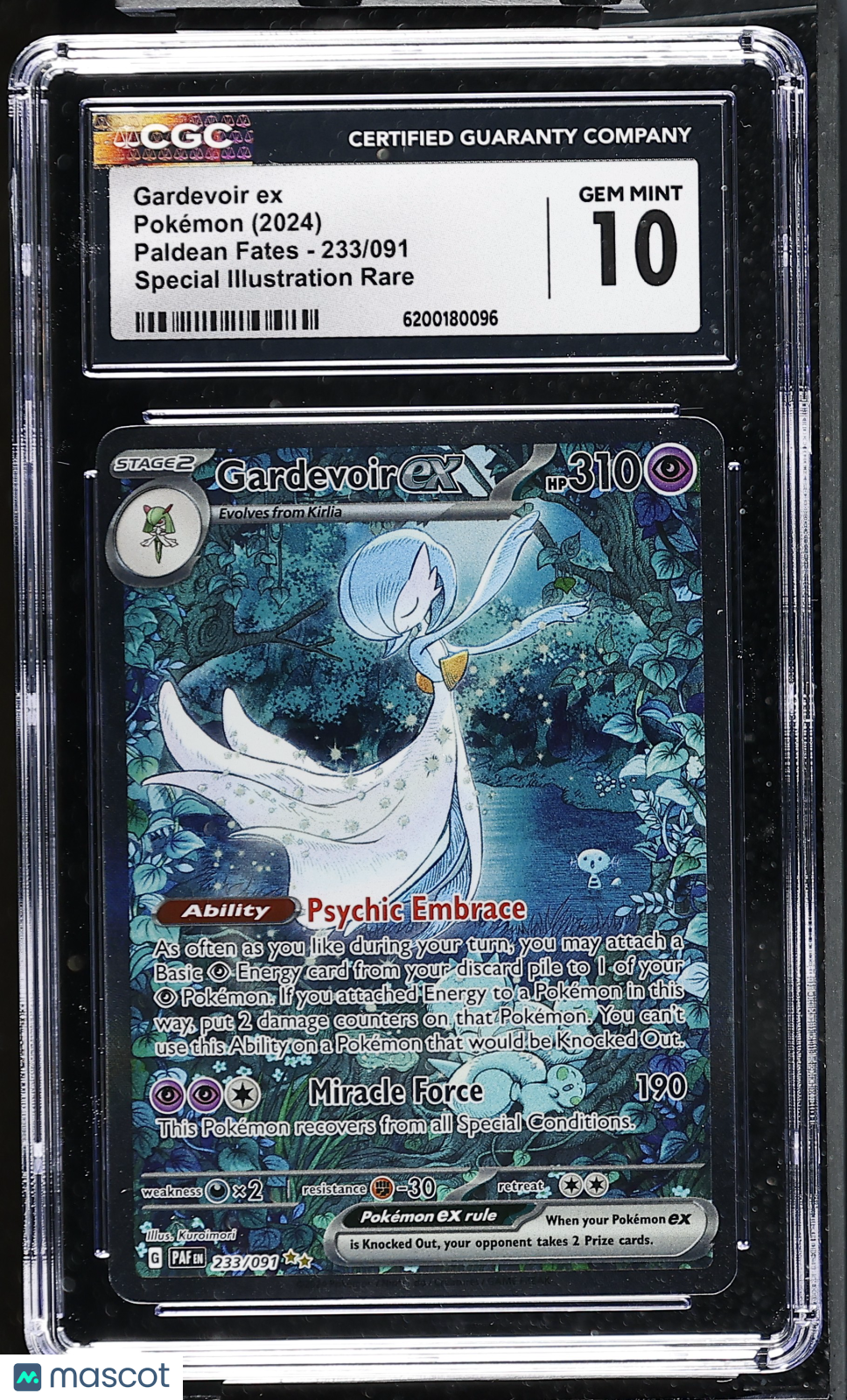2024 Pokemon Gardevoir ex #233/091 Special Illustration Rare CGC 10