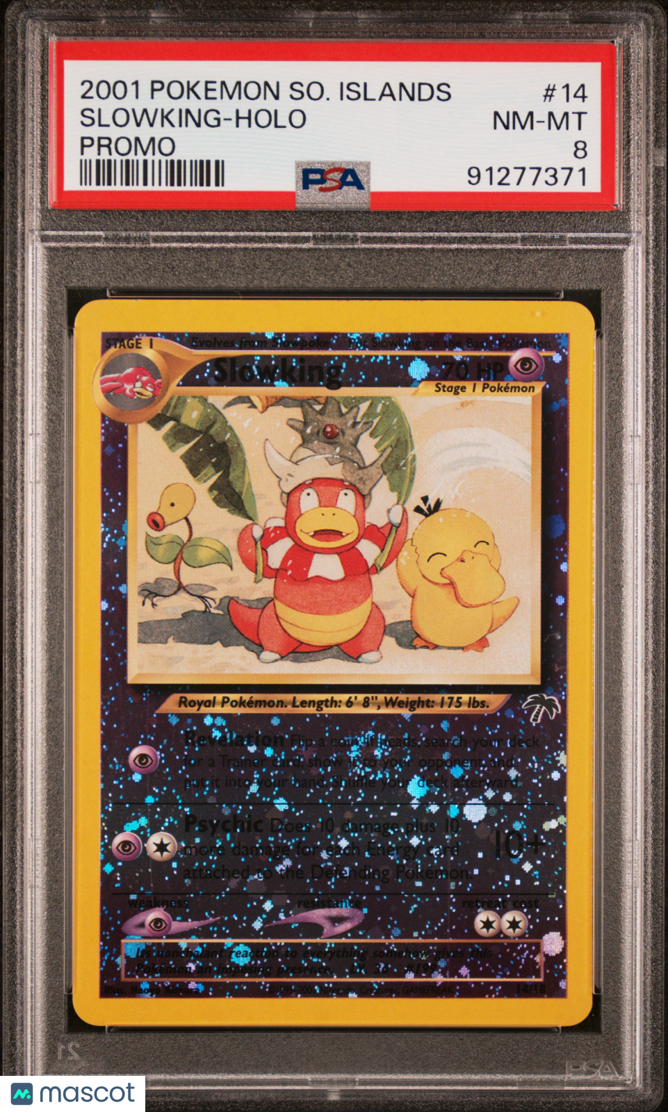 2001 Pokemon Southern Islands Promo Slowking #14 Promo PSA 8