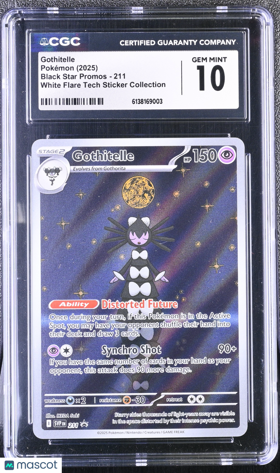2025 Pokemon Gothitelle #211 CGC 10