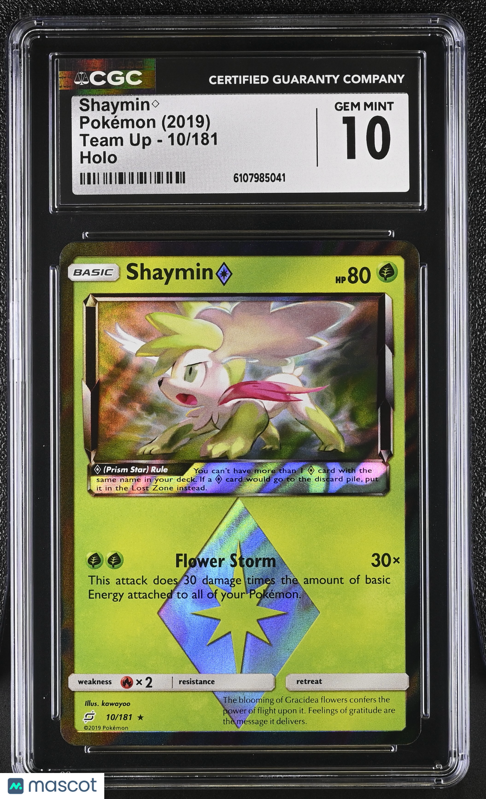 2019 Pokemon Shaymin◇ #10/181 10/181 CGC 10