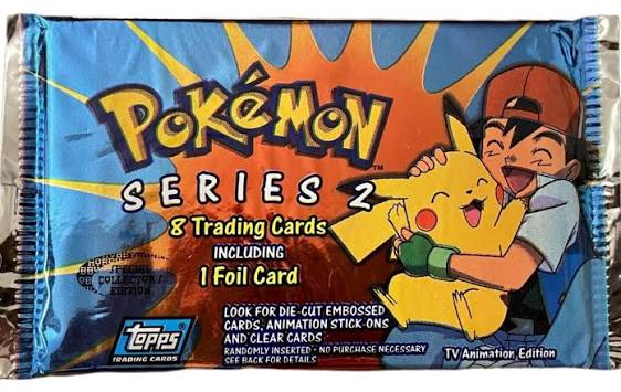 Pokemon Topps Trading Cards Series 2 Booster Pack