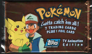 Topps Series 1 TV Animation Pokemon Booster Pack
