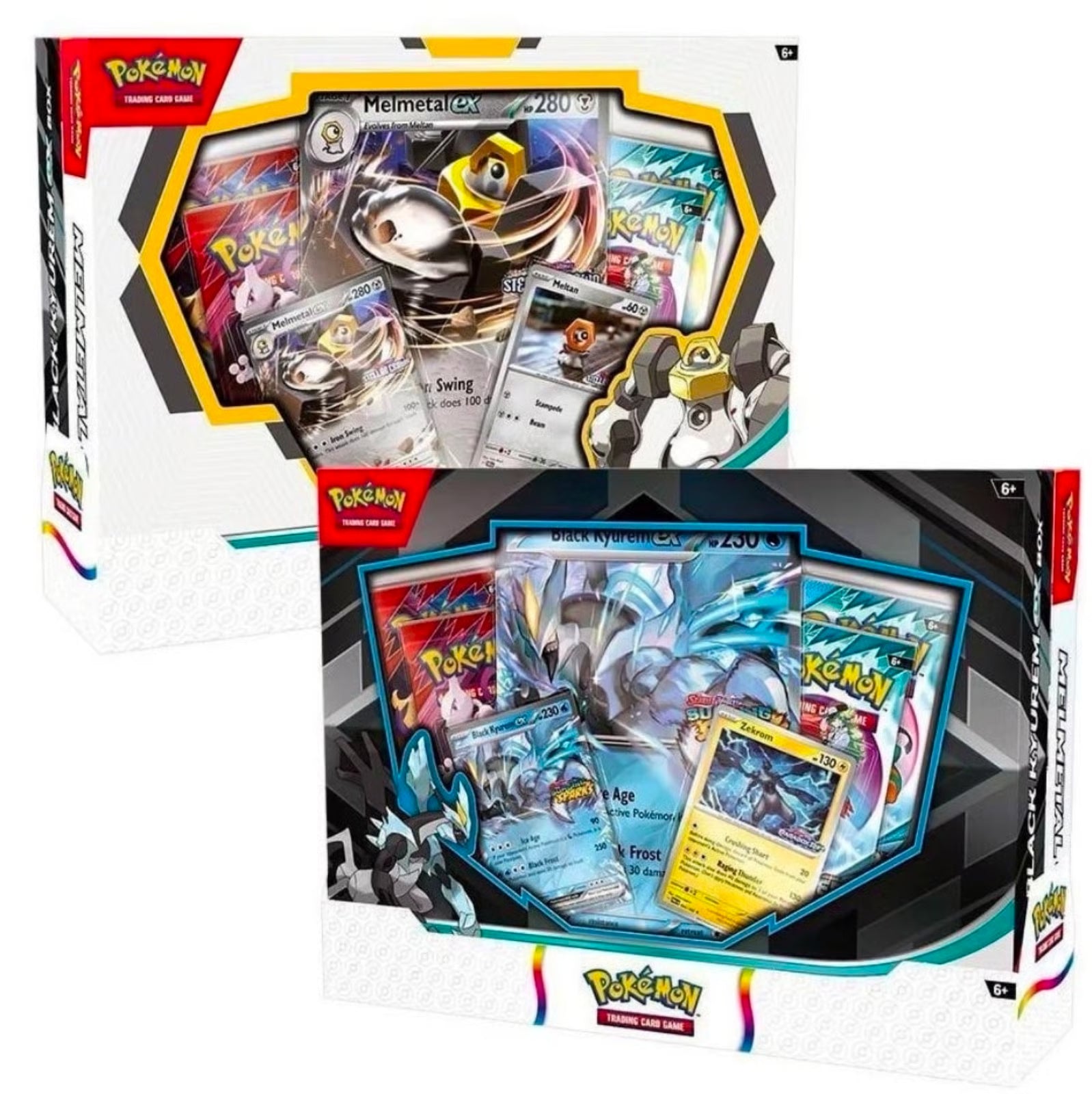 (SEALED) Black Kyurem Ex & Melmetal Ex 2-in-1 Bundle