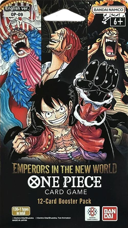 ENGLISH One Piece: OP-9 Emperors in the New World Sleeved Booster Pack