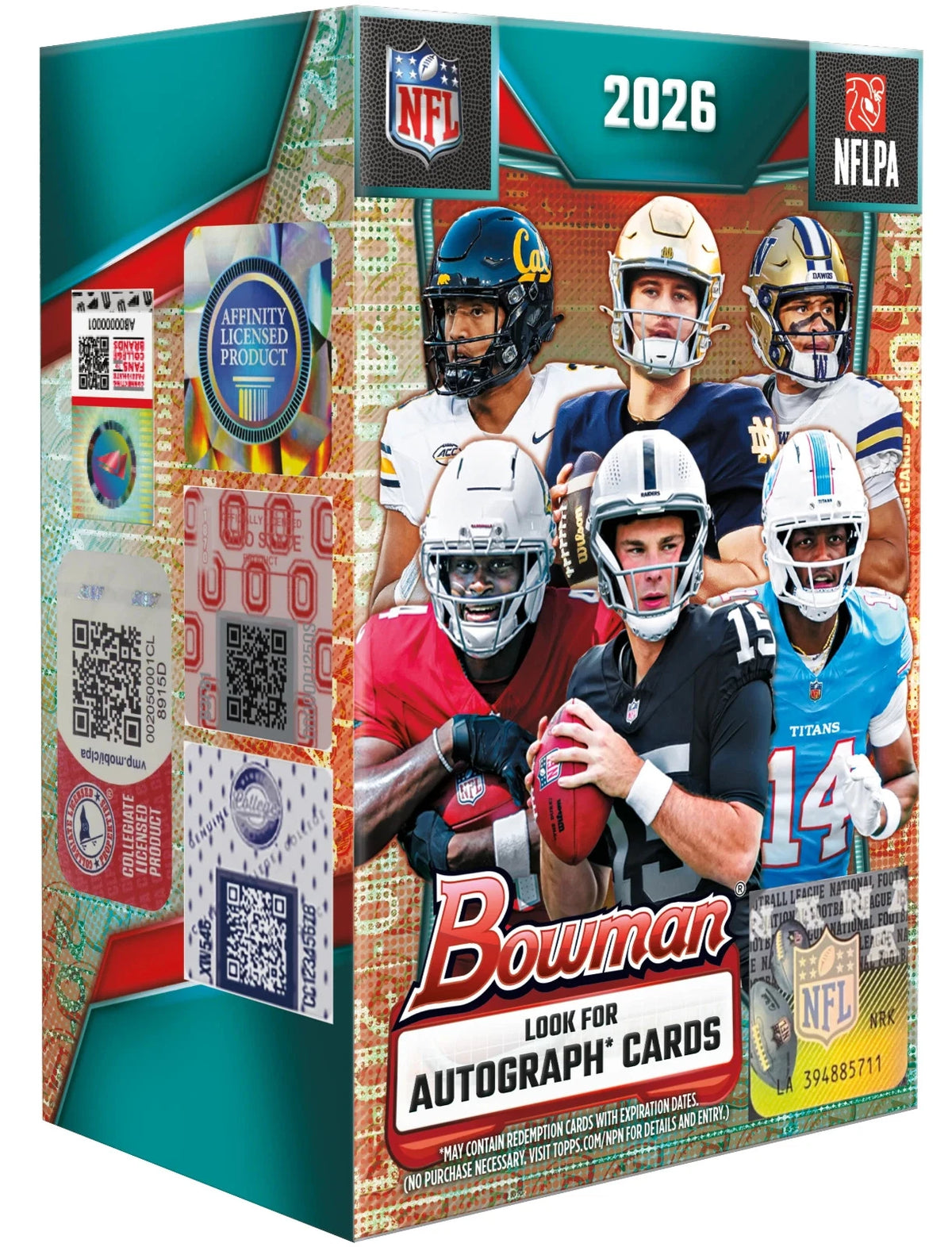 2026 Bowman Football - Value Box