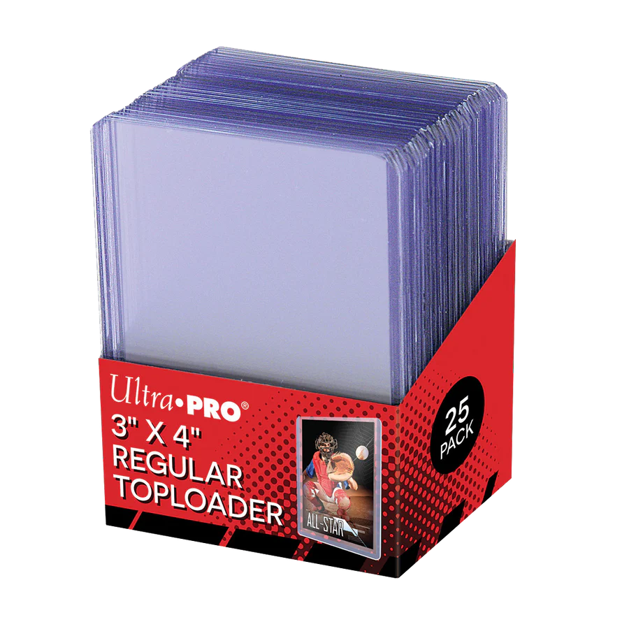 3"X4" Clear Standard Toploaders (25-Count)