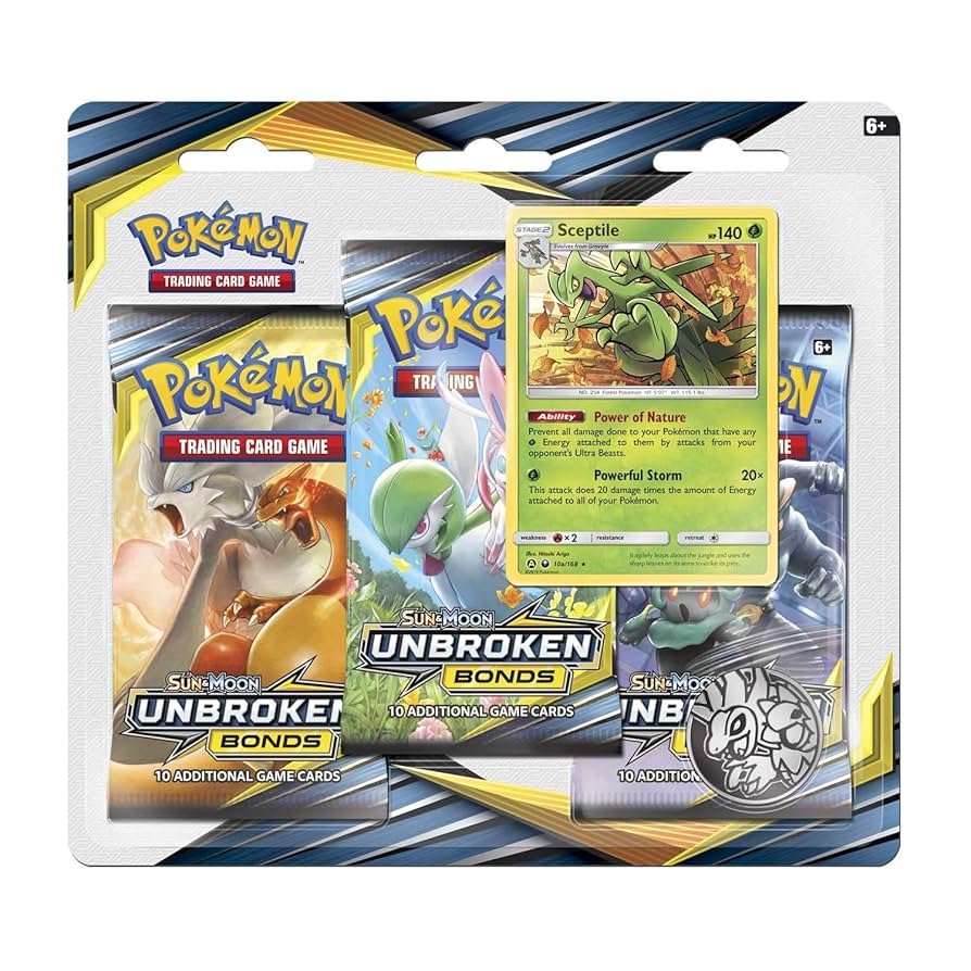 Pokémon TCG: Unbroken Bonds 3 Pack Blister