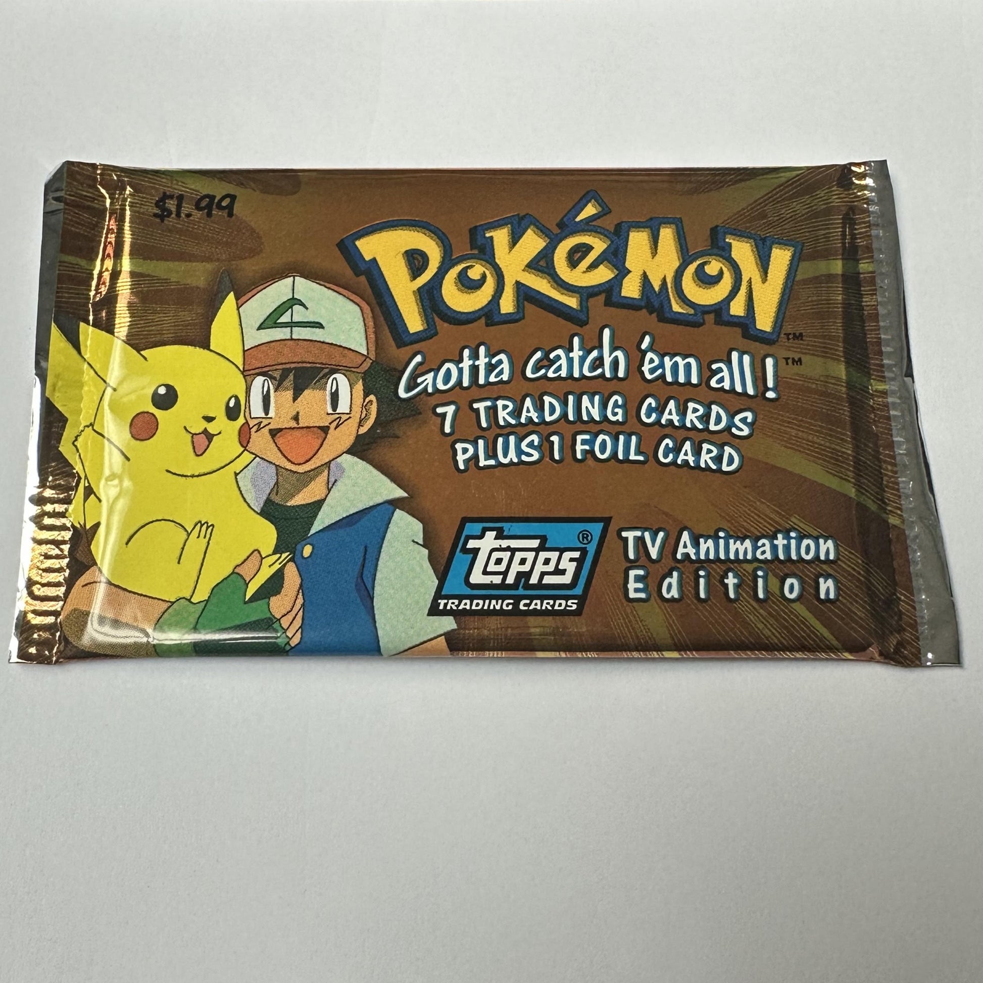1999 Pokemon Topps TV Animation Edition Series 1 (Blue Logo)